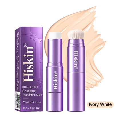 🔥 LAST 2 HOURS · 80% OFF!  Hiskin® 2-in-1 Color-Changing Foundation Stick | Conceals Age Spots, Blurs Fine Lines & Hydrates Skin with a Built-In Brush for a Youthful Glow!