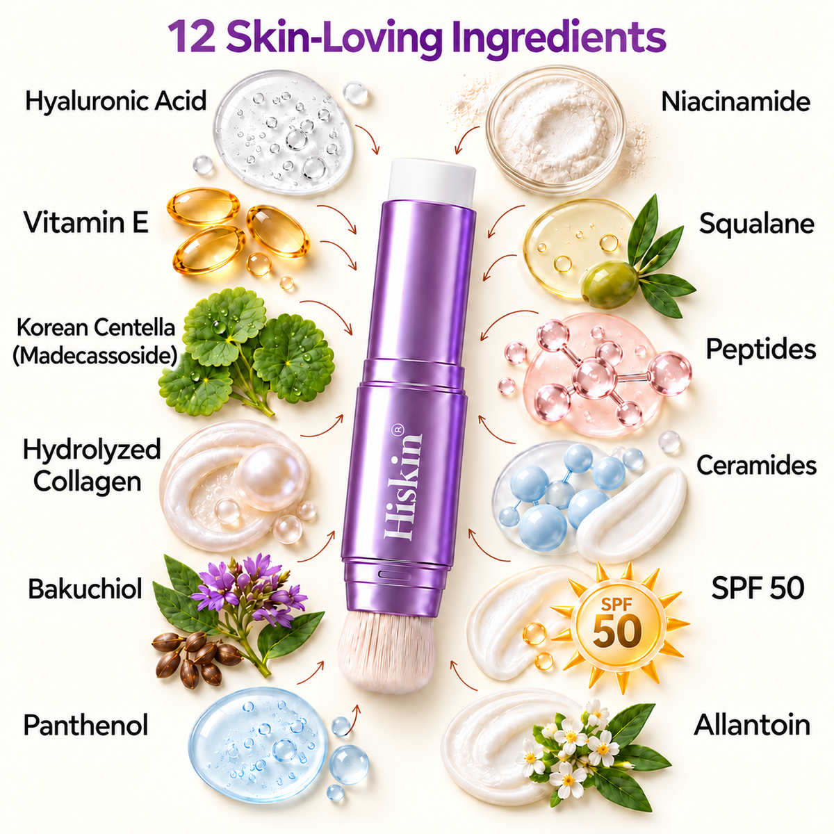 🔥 LAST 2 HOURS · 80% OFF!  Hiskin® 2-in-1 Color-Changing Foundation Stick | Conceals Age Spots, Blurs Fine Lines & Hydrates Skin with a Built-In Brush for a Youthful Glow!
