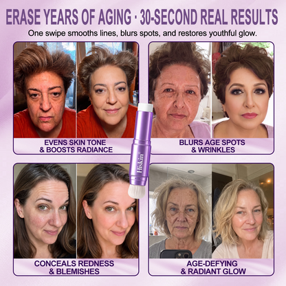 🔥 LAST 2 HOURS · 80% OFF!  Hiskin® 2-in-1 Color-Changing Foundation Stick | Conceals Age Spots, Blurs Fine Lines & Hydrates Skin with a Built-In Brush for a Youthful Glow!