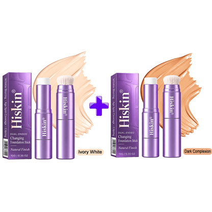 🔥 LAST 2 HOURS · 80% OFF!  Hiskin® 2-in-1 Color-Changing Foundation Stick | Conceals Age Spots, Blurs Fine Lines & Hydrates Skin with a Built-In Brush for a Youthful Glow!