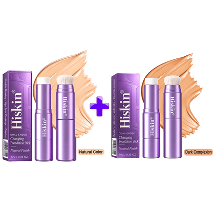 🔥 LAST 2 HOURS · 80% OFF!  Hiskin® 2-in-1 Color-Changing Foundation Stick | Conceals Age Spots, Blurs Fine Lines & Hydrates Skin with a Built-In Brush for a Youthful Glow!